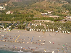 76-foto aeree,Lido Tropical,Diamante,Cosenza,Calabria,Sosta camper,Campeggio,Servizio Spiaggia.